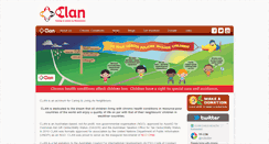 Desktop Screenshot of clanchildhealth.org